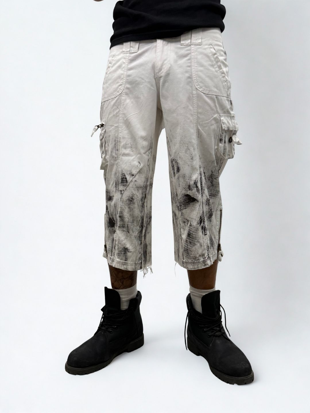Drip Effect Shorts